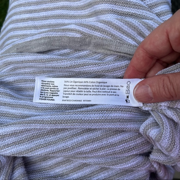 Eileen Fisher linen-blend slub top! - Picture 7 of 7